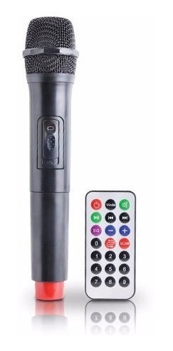 Parlante Portátil Nisuta Led Bluetooth Usb Fm Mic Karaoke