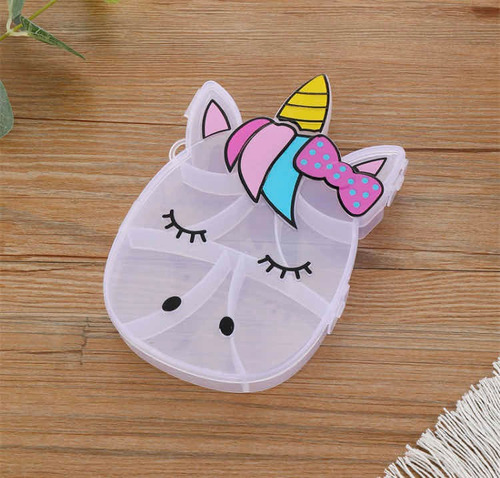 Caja Joyero Unicornio Transparente