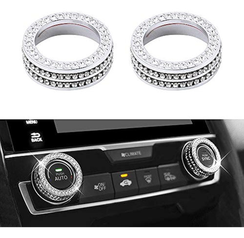 Lecart Para Honda Civic Bling Car Accessories Ac Knob Covers