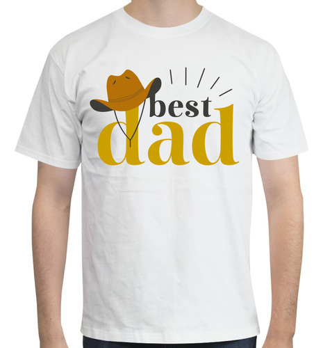 Playera Día Del Padre -papá - Best Dad