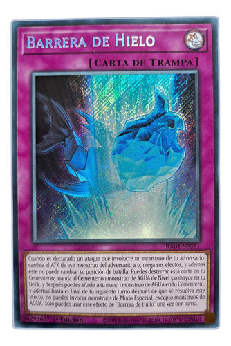 Yugi-oh! Ice Barrier Ra01-en071 Secret