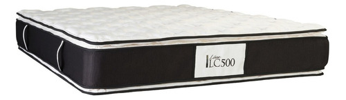 Colchón Queen de resortes La Cardeuse LC 500 - 160cm x 190cm x 33cm con doble luxury pillow top