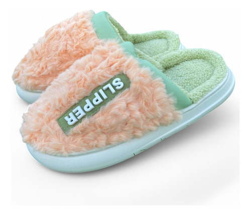 Pantuflas Mujer Invierno Hombre Calentitas Goma Eva Peludas