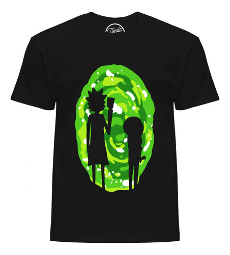 Playera Rick And Morty Portal Aesthetic T-shirt