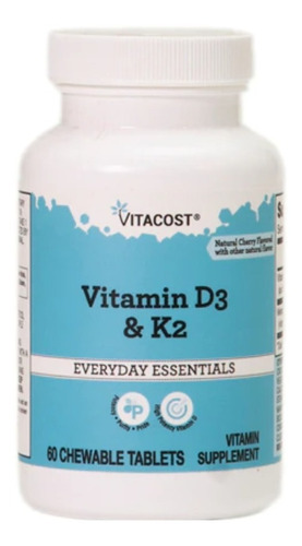  Vitamina D3 & K2 60 Tabletas