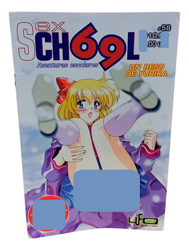 Revista Hentai Sex School Número 58 Un Beso De Yurika (Usado)