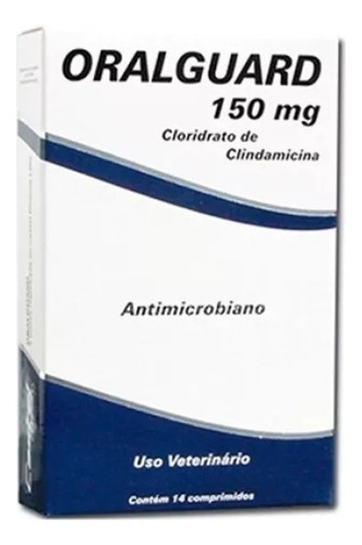 Antimicrobiano Para Cachorro Cepav Oralguard 150mg 14 Comp