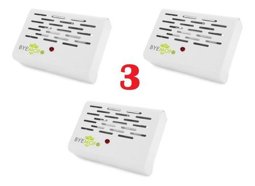 Imagem 1 de 6 de Kit 3 Aparelho Elétrico Anti Mofo Ácaro Fungos Bactérias Bye Mofo Legon 110v Ou 220v Selecione