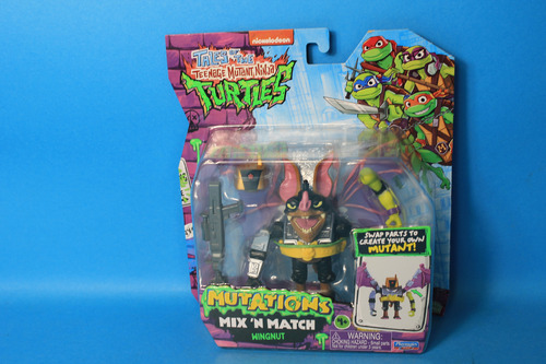 Wingnut Mutations Tmnt Figura (Usado)