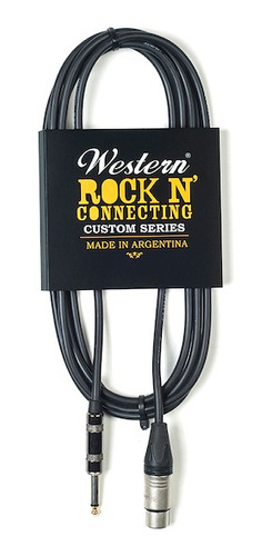 Imagen 1 de 10 de Cable Para Micrófono 6m Canon-plug Western Cp60
