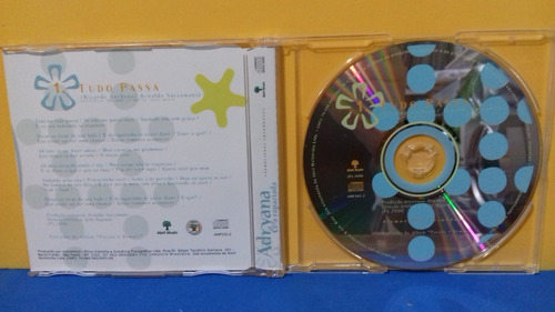 Cd Adriana E A Rapaziada - Tudo Passa (promo) Excelente (Usado)
