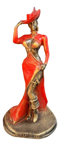 Estátua Maria Navalha - Exclusiva (vermelha)