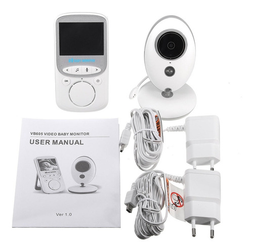 Video Monitor De Bebe Vb 605 Inalámbrico Audio Bidireccional