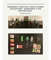 Comprar Minecraft Survival Pack. Figuras De Colección Minecraft