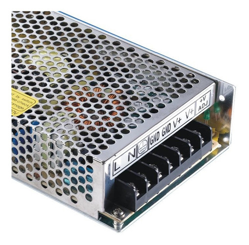 Imagen 3 de 8 de Fuente Switching Metalica Con Bornera Power 12v 10a Pronext