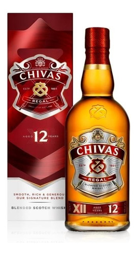 Whisky Chivas Regal 12 años Escoses