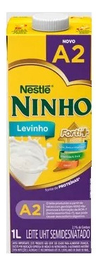 Leite Ninho A2 Uht Semidesnatado Tipo A2a2 1l - 06 Un.