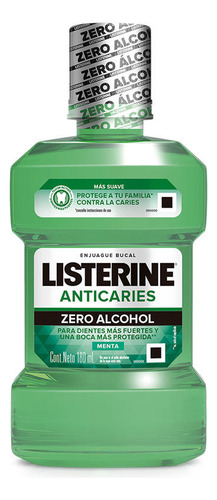 Enjuague Bucal Listerine Anticaries Zero Alcohol X 180 Ml