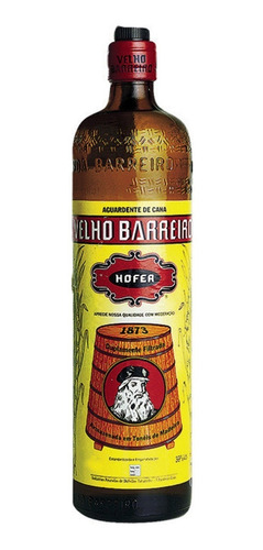 Cachaça Velho Barreiro 910cc