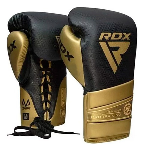 Guantes De Boxeo Rdx Mark Pro Training Tri Lira 1 Golden