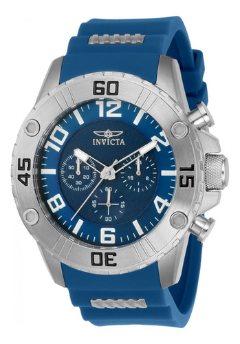 Reloj Para Hombres Invicta Pro Diver 22697 Acero Azul