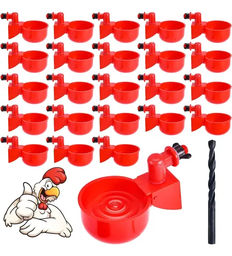 comprar 2025 24ps Vasos Automáticos Para Beber Pollo Comedero Agua