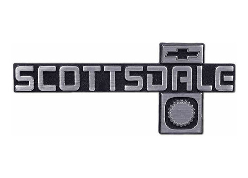 Emblema Para Tablero Chevrolet Scottsdale 81-87