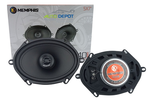 Bocinas Memphis 5x7 6x8 Coaxial Srx572 30w Rms 120w Max