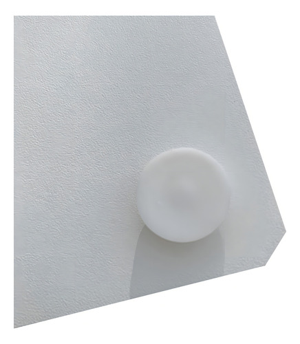 Tabuleiro Tábua Mdf 6mm 15x15cm Quadrado Com Pé Para Bolo Cor Branco
