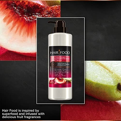 Hair Food Sulfate Free Color Protect ChampĂș Con Nectarina Y