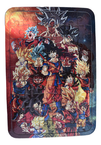 Rompecabezas Goku Dragon Ball Z 54 Piezas Cartón 