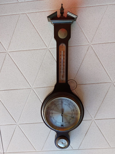 Barómetro, Termómetro E Higrómetro De Pared Huger (Usado)