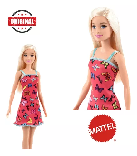 Boneca Barbie Fashion And Beauty Loira Vestido Roxo - Mattel - A