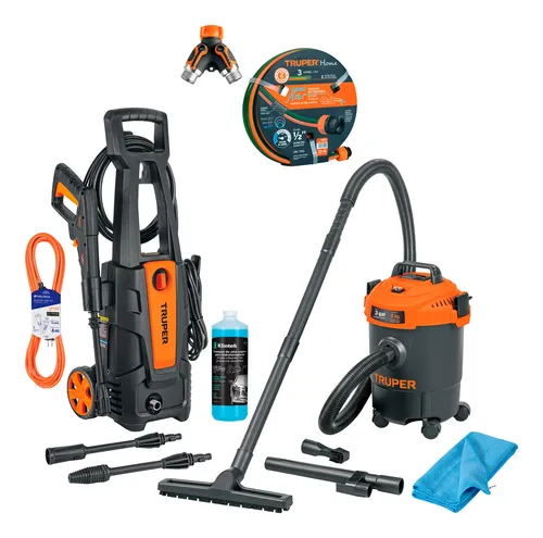 comprar Kit Hidrolavadora Karcher 1800psi + Manguera 15m + Extension