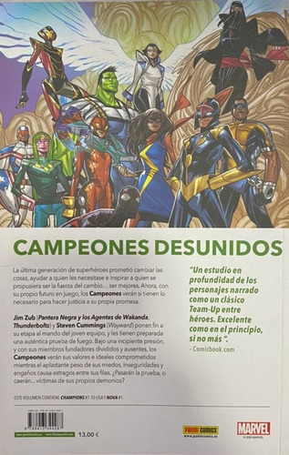 Campeones #2 Dar Y Recibir. Marvel