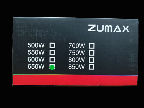 Fuente De Poder Zumax 650w ( 80+ Bronze - Atx )