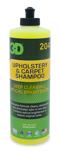 3d Upholstery Carpet Shampoo Vestidura Alfombra Sala 473ml