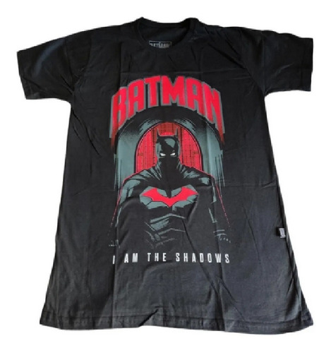 Camiseta Tam G Batman I Am The Shadows Dc Clube Comix 22108