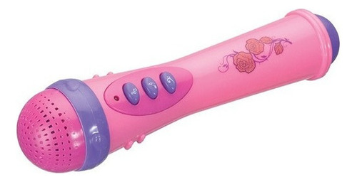 Brinquedo Microfone Musical Infantil Elt-01207 Cor Rosa