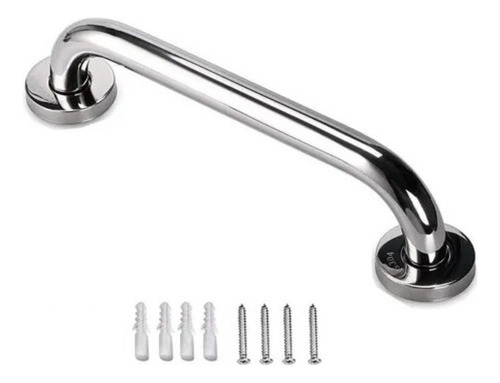 Agarradera Baño Acero Inoxidable 30 Cm Gris