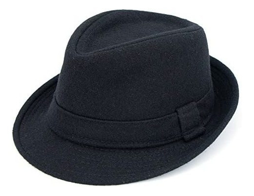 Sombrero Clásico De Fedora Para Hombre, De Fieltro Manhattan