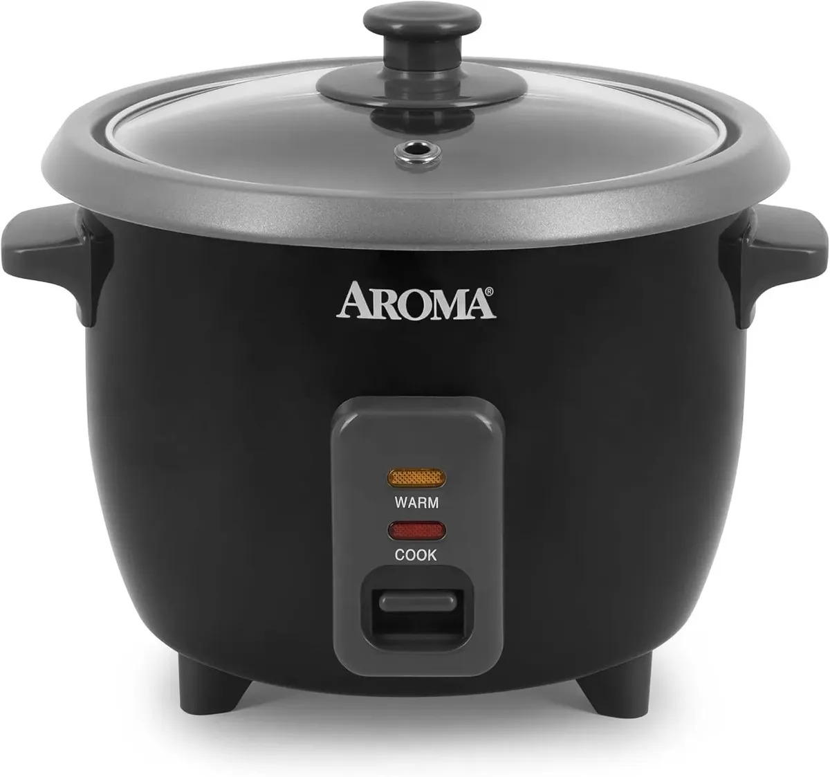 Arrocera Eléctrica Aroma Housewares ARC-363NGB Negra 6 Tazas Cocidas / 3 Tazas Sin Cocer