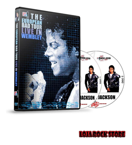 Dvd Duplo - Michael Jackson - Bad Tour Live At Wembley 1988