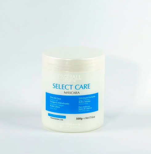 Máscara Hidratante Select Care Pós Progressiva 500g Prohall