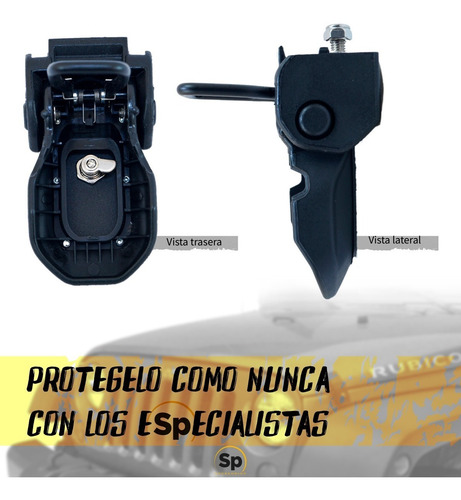 Seguro Cofre Laterales Jeep Jl 2019/2021 Gladiador Wrangler