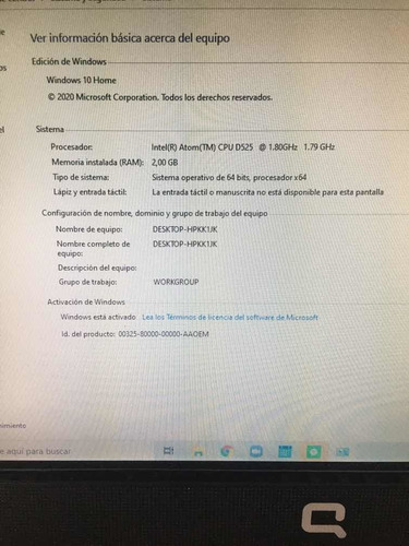 Pc Compaq Presario All In One Disco Duro Y Webcam Nuevos!