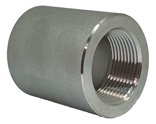 Luva Lisa Aço Inox 316/l 3000# A182 Rosca Npt 1/2