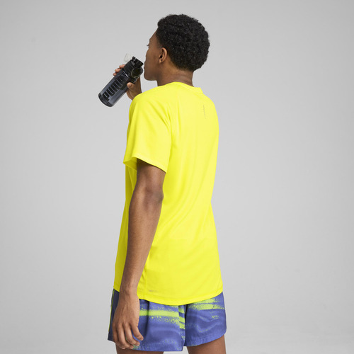 Polera Puma M Run Velocity Tee (poly) Amarillo Hombre