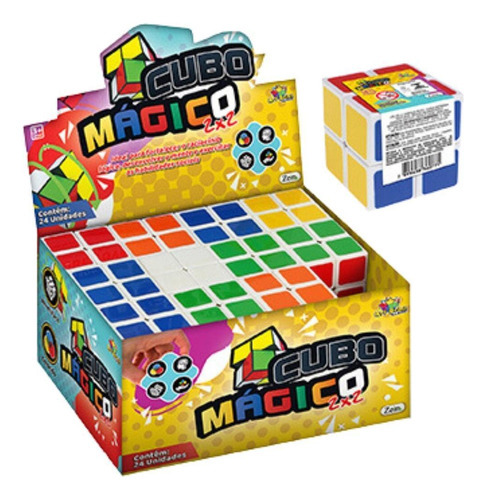 Cubo Mágico Junior 2x2x2 Branco 35mm