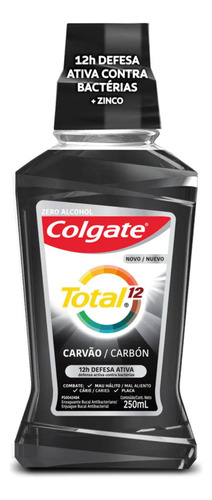 Colgate Total 12 X250ml Carbon Activado 